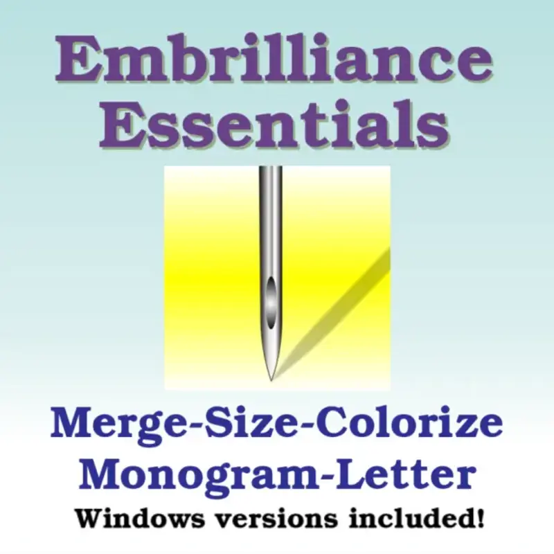 Embrilliance Essentials Embroidery Software